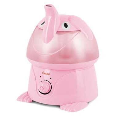 Ультразвуковой увлажнитель воздуха Crane EE-3186P Слон, розовый