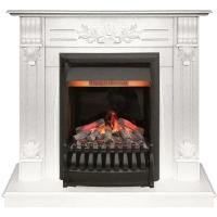 Электрокамин с классическим очагом 3D Real-Flame Ottawa STD/EUG WT с очагом 3D Oregan