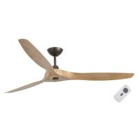 Вентилятор без подсветки Faro MOREA CLEAR BROWN (33519)