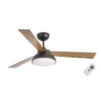 Вентилятор с подсветкой Faro RODAS BROWN 20W LED (33523)