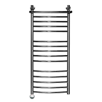 Электрический полотенцесушитель Ника ЛД(г2)/ВП Электрический (Лесенка Дуга/Верхняя Полка/группа2) 120х40 -15  лев