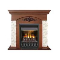 Электрокамин с классическим очагом 3D Real-Flame Neapolis STD/EUG WT (NT-315) с очагом 3D Oregan