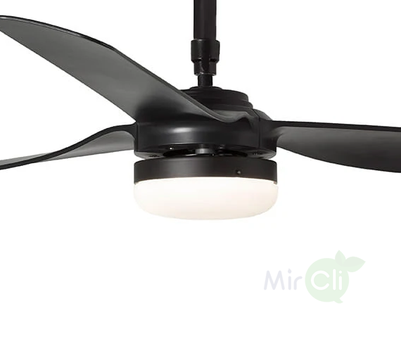 Вентилятор с подсветкой Faro PUNT LED Black