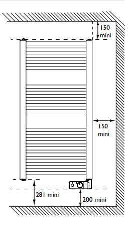 Электрический полотенцесушитель Atlantic 2012 CH 300W (850403)