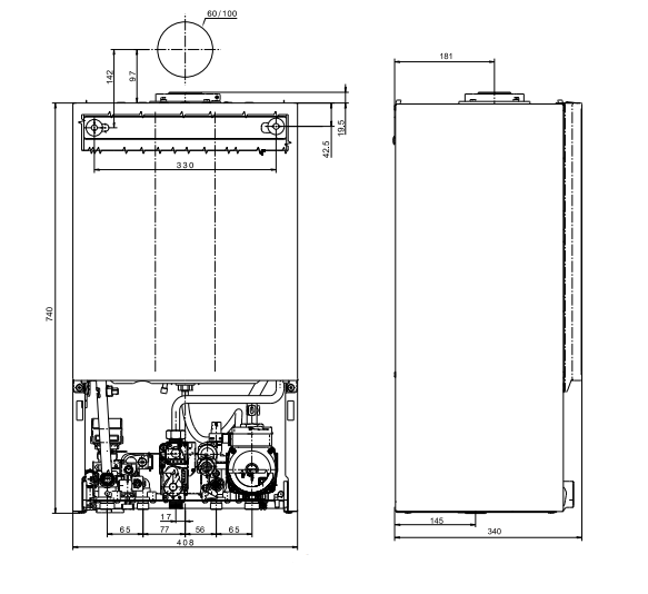 Настенный газовый котел Wolf CGG-3K-24 (24,0 кВт)