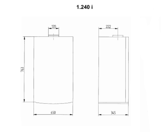Настенный газовый котел Baxi LUNA 3 Comfort 1.240 i