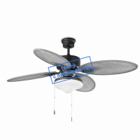 Вентилятор с подсветкой Faro LOMBOK L