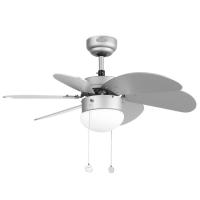 Вентилятор с подсветкой Faro PALAO GREY (33186)