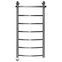 Электрический полотенцесушитель Ника ЛД/ВП Электрическая Лесенка Дуга/Верхняя Полка 100х40 -7 лев