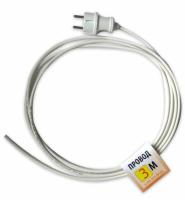 Провод с вилкой ПИОН ПВС 2х1.5 3м