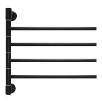 Электрический полотенцесушитель Energy I chrome G4 RAL 9005 черный МАТОВЫЙ