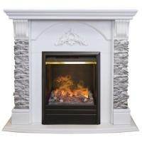 Электрокамин 3D с паром Real-Flame Athena GR STD/EUG/25/25'5 WT с очагом 3D Olympic