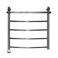 Электрический полотенцесушитель Ника ЛД/ВП Электрическая Лесенка Дуга/Верхняя Полка 60х60 -5 лев