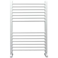 Водяной полотенцесушитель Ника ЛМ-2 80/50 RAL9016 белый матовый с вентилями