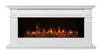 Линейный электрокамин Real-Flame ISLANDIA CST1000 WT с очагом 3D CASSETTE 1000