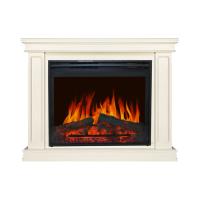 Электрокамин с классическим очагом 2D Royal Flame Geneva Слоновая кость с очагом Jupiter FX New