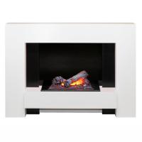 Электрокамин с классическим очагом 3D Dimplex Tokyo Белый с очагом Cassette 400