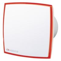 Вытяжка для ванной диаметр 100 мм Vents 100 ЛД Лайт красный