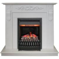 Электрокамин с классическим очагом 3D Real-Flame Dominica STD/EUG WT с очагом 3D Oregan