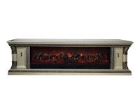 Линейный электрокамин Glenrich Георгия Delux (Premier S130) Слоновая кость