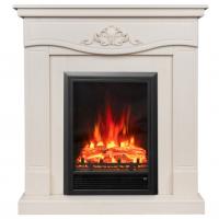 Электрокамин с классическим очагом 2D Real-Flame JUNONA STD/EUG WT Eugene