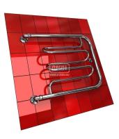 Водяной полотенцесушитель Двин Dw без полочки (1") 50/40