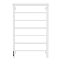 Электрический полотенцесушитель Larusso Стандарт с полкой КС П7 500х800 9003 EL
