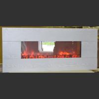 Линейный электрокамин Glenrich Freеstyle Белёный дуб