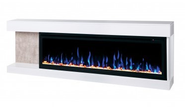 Линейный электрокамин Real-Flame Contemp 60 с очагом Saphir 60