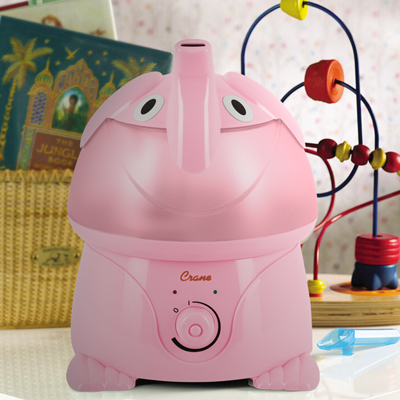 Ультразвуковой увлажнитель воздуха Crane EE-3186P Слон, розовый