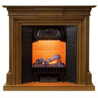 Электрокамин с классическим очагом 3D Dimplex Chelsea Орех с очагом Cassette 400