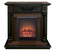 Электрокамин с классическим очагом 2D Real-Flame Dacota STD/EUG AO с очагом Eugene