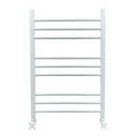Водяной полотенцесушитель Ника ЛП (Г2) 80/50 RAL9016 белый матовый с вентилями
