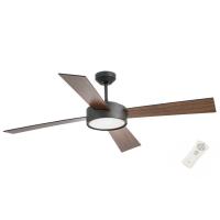 Вентилятор с подсветкой Faro HYDRA BLACK 16W LED (33725)