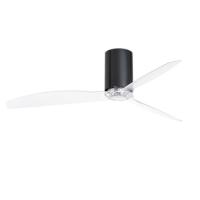 Вентилятор без подсветки Faro Mini Tube Fan Shiny Black (32040)