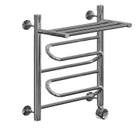 Электрический полотенцесушитель Ника ЛZ/ВП Электрическая Лесенка Зигзаг/Верхняя Полка 60х50 -2 прав