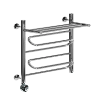 Электрический полотенцесушитель Ника ЛZ/ВП Электрическая Лесенка Зигзаг/Верхняя Полка 60х60 -2  лев