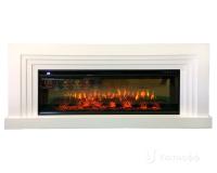 Линейный электрокамин InterFlame Сильвер с очагом FreeSpace 50 LED FX QZ