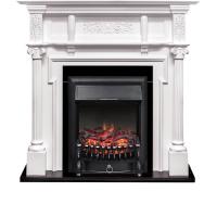 Электрокамин с классическим очагом 2D Royal Flame Oxford с очагом Fobos FX Black/Brass