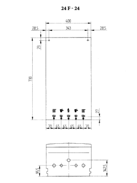 Настенный газовый котел Baxi ECOFOUR 24 F