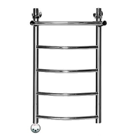 Электрический полотенцесушитель Ника ЛД/ВП Электрическая Лесенка Дуга/Верхняя Полка 60х30 -5 лев