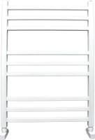 Водяной полотенцесушитель Ника ЛМ-5 80/50 RAL9016 белый матовый с вентилями