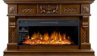 Линейный электрокамин Royal Flame Corsica (темный дуб) с очагом Vision 42 LOG LED