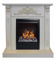 Электрокамин с классическим очагом 3D Real-Flame Anita WT с очагом 3D Olympic
