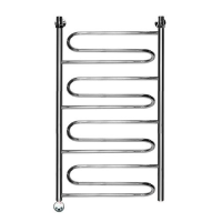 Электрический полотенцесушитель Ника ЛZ Электрическая Лесенка Зигзаг 100х50 -4 лев