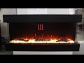Линейный электрокамин Royal Flame Cube серый графит с очагом Astra 36