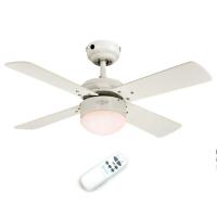 Вентилятор с подсветкой Westinghouse Colosseum White