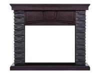 Широкий портал Firelight Porto 25 камень черный, шпон венге