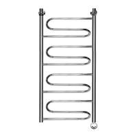 Электрический полотенцесушитель Ника ЛZ Электрическая Лесенка Зигзаг 100х40 -4 прав