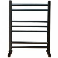 Водяной полотенцесушитель Ника ЛМ-5 60/50 RAL9005 черный матовый с вентилями